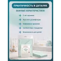 Inseense Клеёнка подкладная с ПВХ покрытием 0,5 х 0,7м бирюзовая без тесьмы Колорит ООО (Россия) - 3