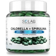 SOLAB Хлорелла + спирулина таб, 100г №200
