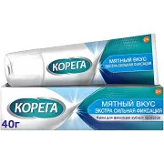 Корега крем для фиксации зубных протезов Защита десен Экстрасильная фиксация 40г