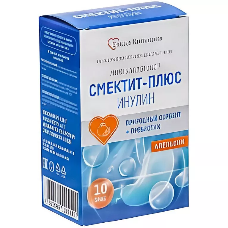 Сердце Континента Смектит-Плюс Инулин порошок апельс №10
