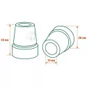 Наконечник (насадка) для тростей резиновый 10034/BR 19 мм Valentine International Ltd (Тайвань)