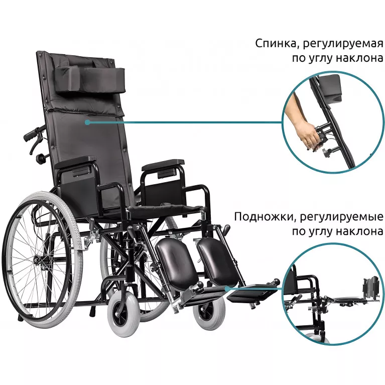 Инвалидная коляска Ortonica Recline 100 (Ортоника)