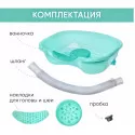 BESIDE Ванночка (таз) для мытья головы. бирюзовый арт. 27323 Чанчжоу Дейлис Кеа Продуктс Ко.,Лтд (Китай) - 4