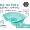 BESIDE Ванночка (таз) для мытья головы. бирюзовый арт. 27323 Чанчжоу Дейлис Кеа Продуктс Ко.,Лтд (Китай) - 3