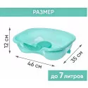 BESIDE Ванночка (таз) для мытья головы. бирюзовый арт. 27323 Чанчжоу Дейлис Кеа Продуктс Ко.,Лтд (Китай) - 6